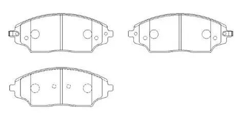 HP5286 HSB Тормозные колодки