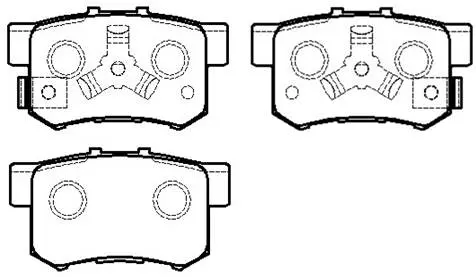 HP8163 HSB Колодки тормозные дисковые