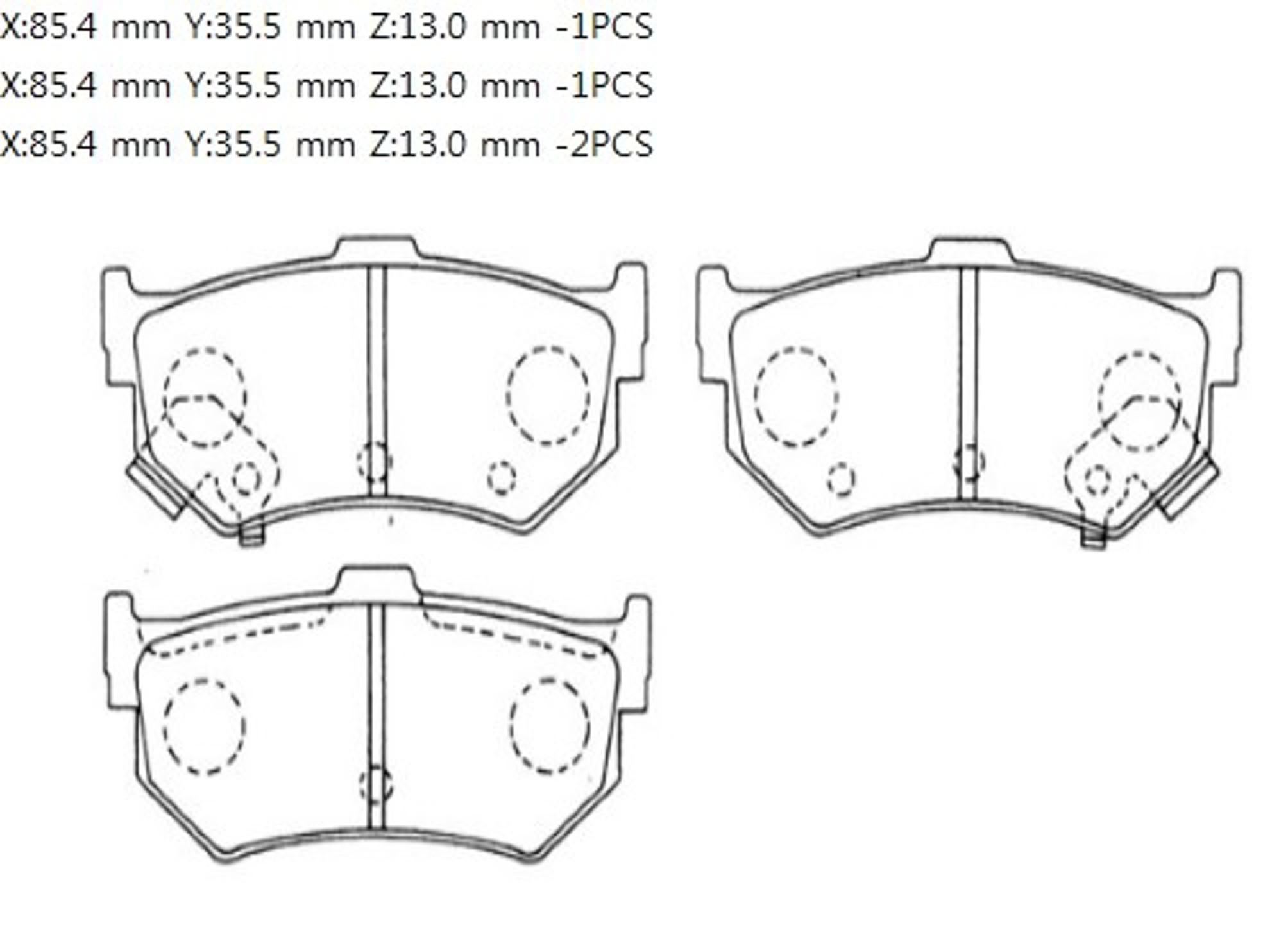 HP8174 HSB Колодки тормозные дисковые