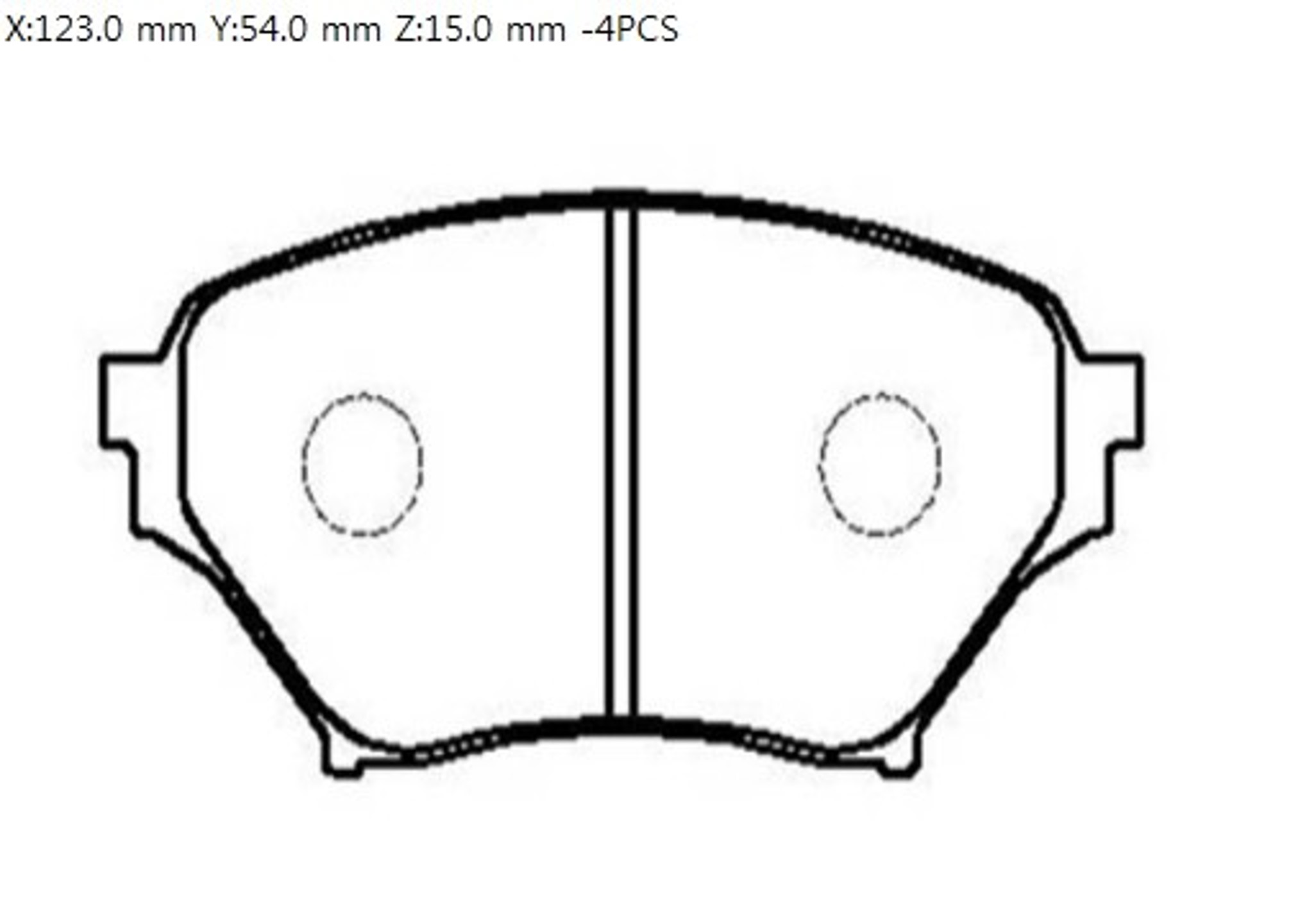 HP8269 HSB Колодки тормозные дисковые