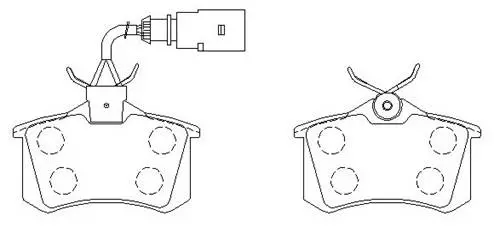 HP8418 HSB Колодки тормозные дисковые