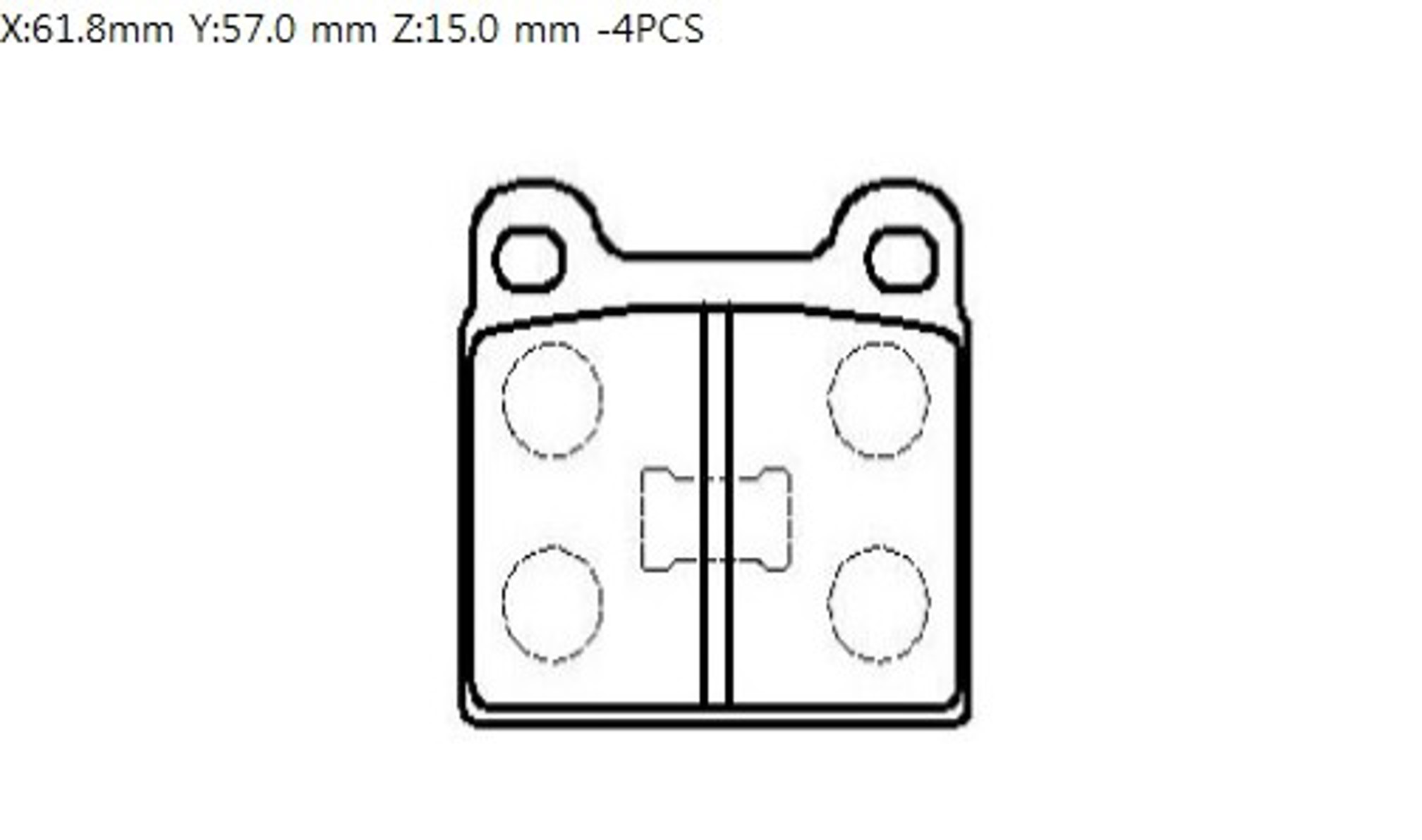 HP8535 HSB Колодки тормозные дисковые