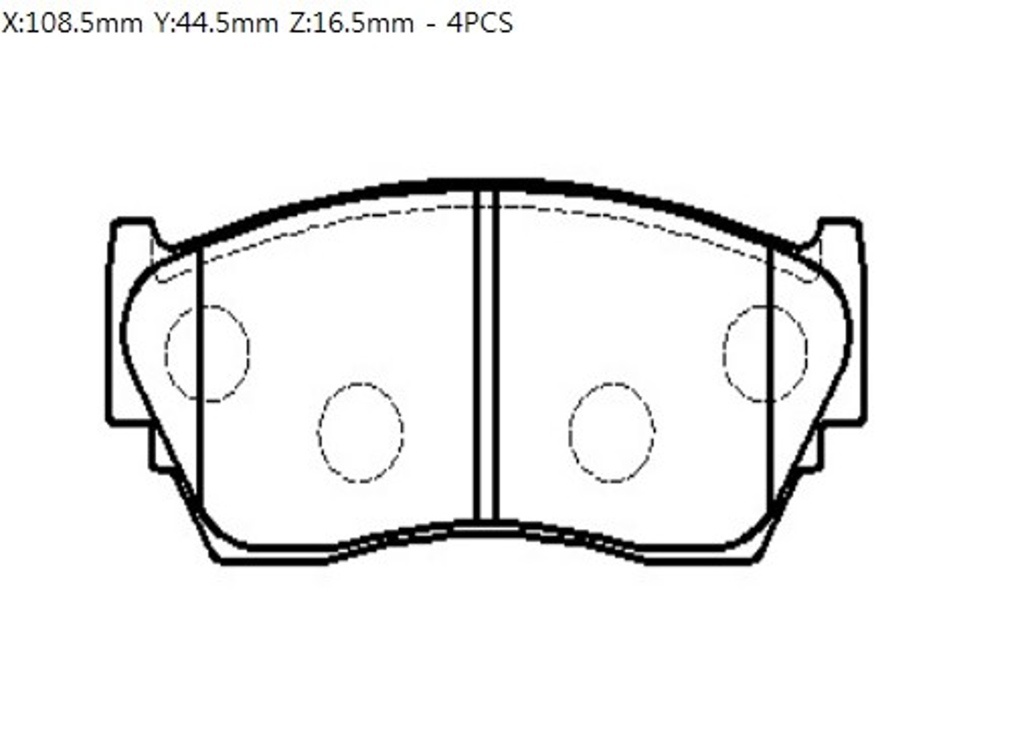 HP9038 HSB Колодки тормозные дисковые