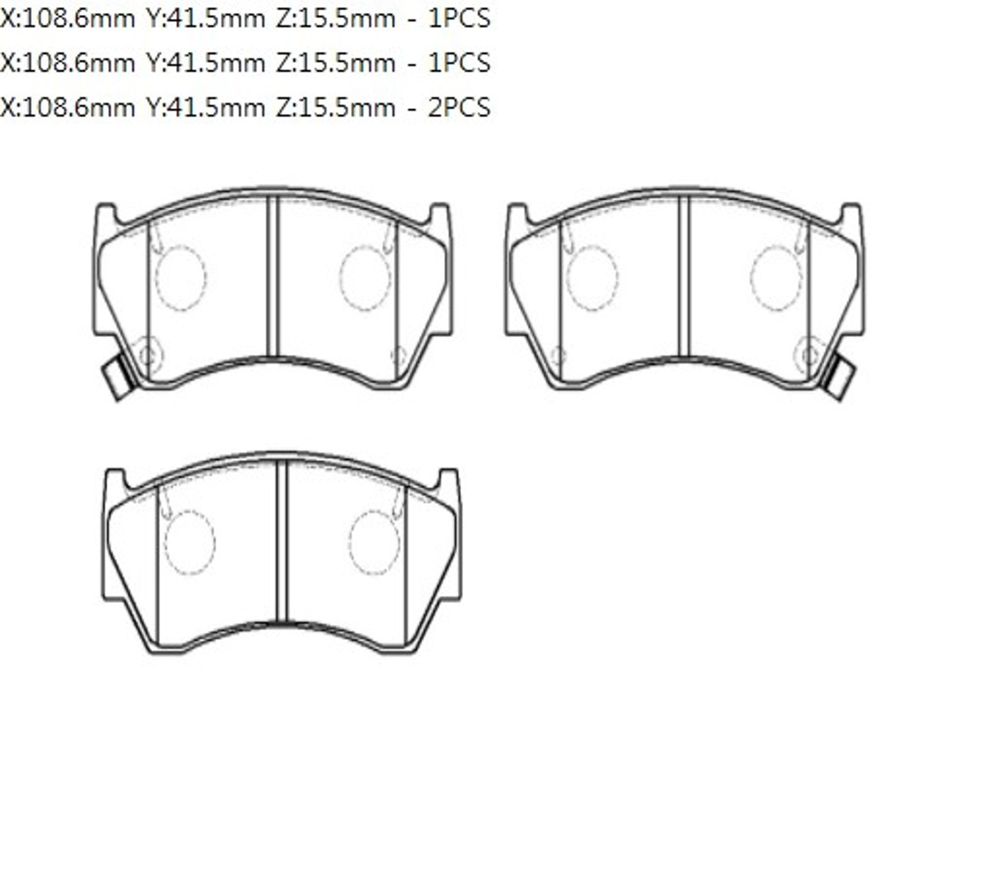 HP9070 HSB Колодки тормозные дисковые