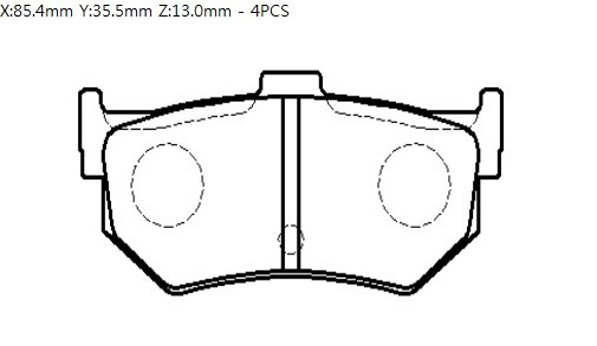 HP9217 HSB Колодки тормозные дисковые