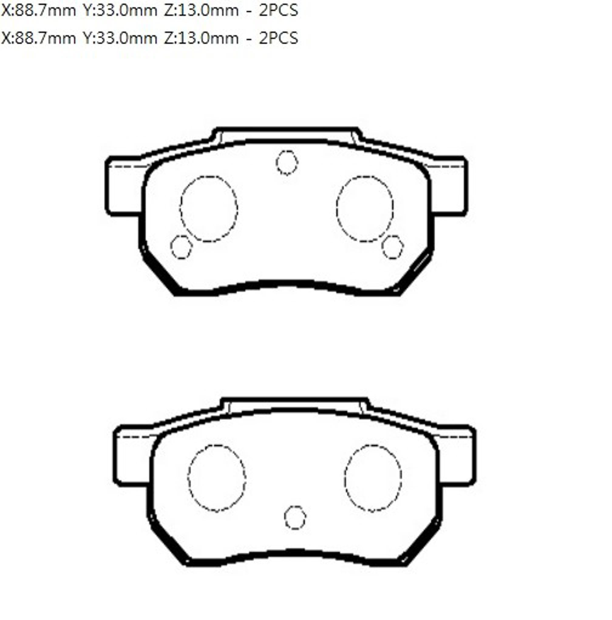 HP9224 HSB Колодки тормозные дисковые