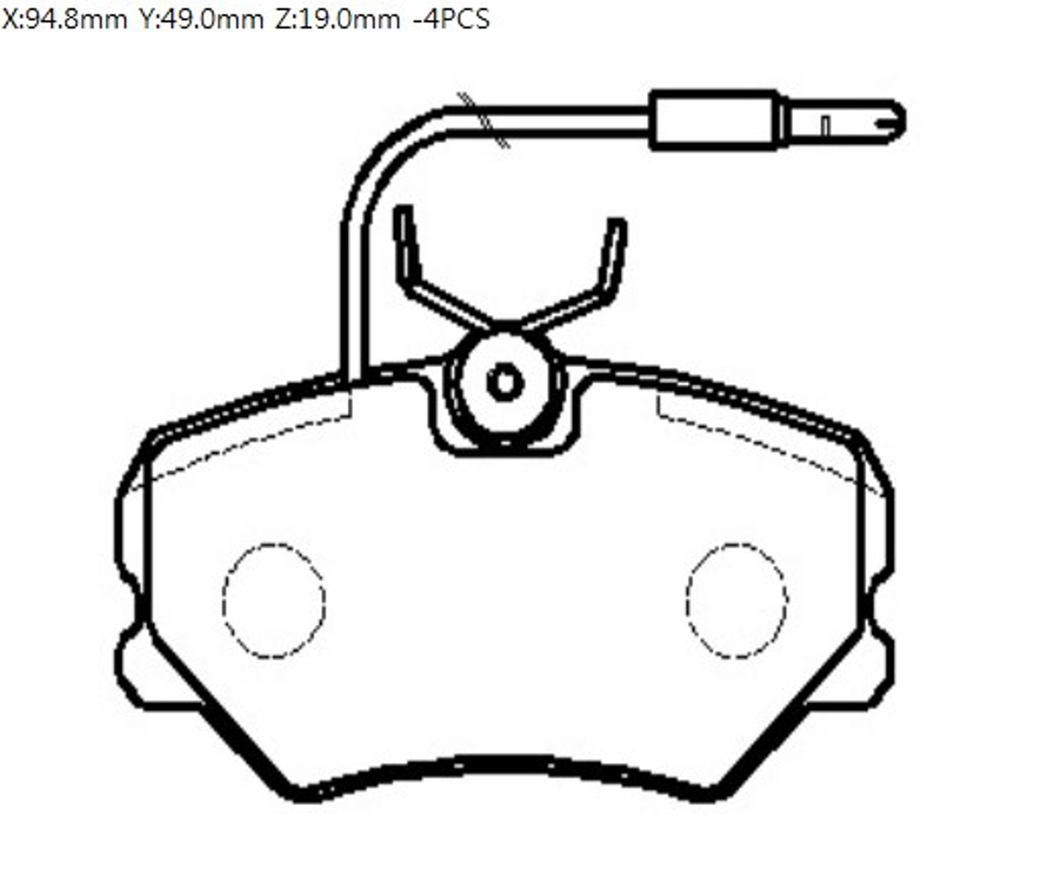 HP9358 HSB Колодки тормозные дисковые