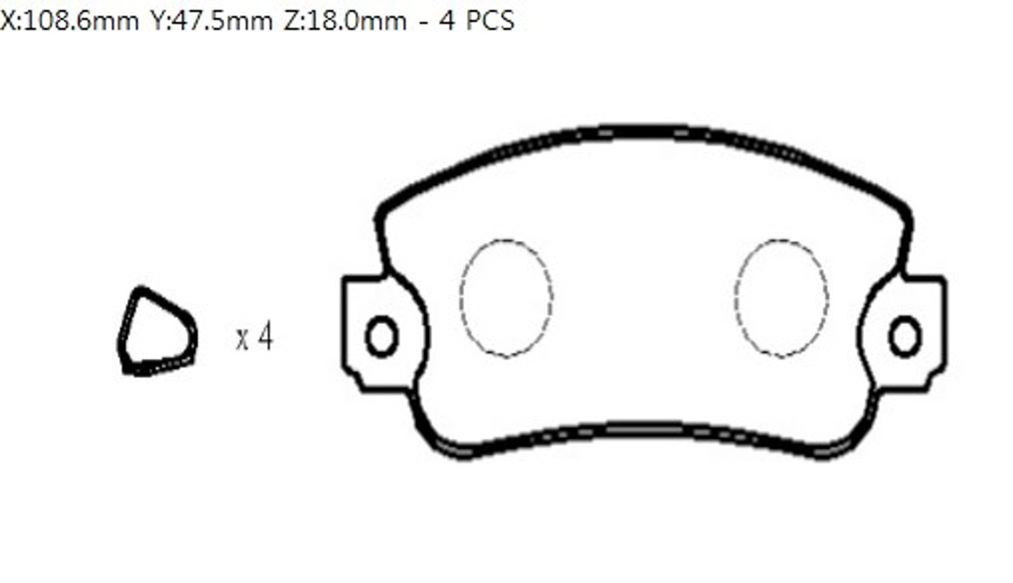 HP9494 HSB Колодки тормозные дисковые