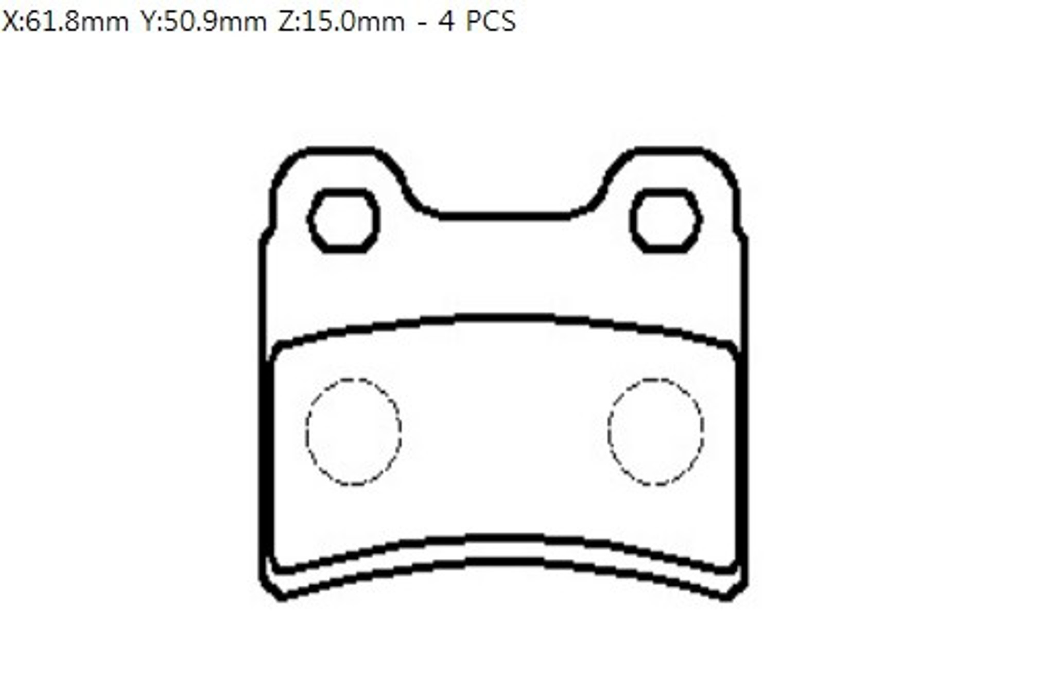 HP9499 HSB Колодки тормозные дисковые