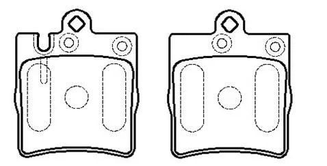 HP9534 HSB Колодки тормозные дисковые