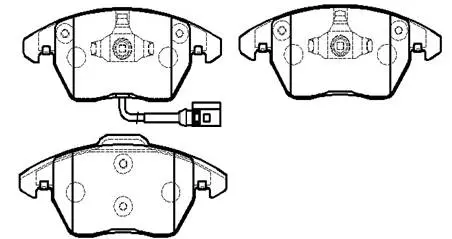 HP9599 HSB Колодки тормозные дисковые