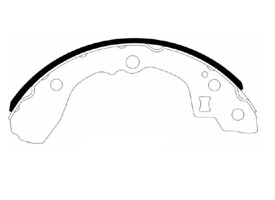 HS1006 HSB Колодки тормозные барабанные