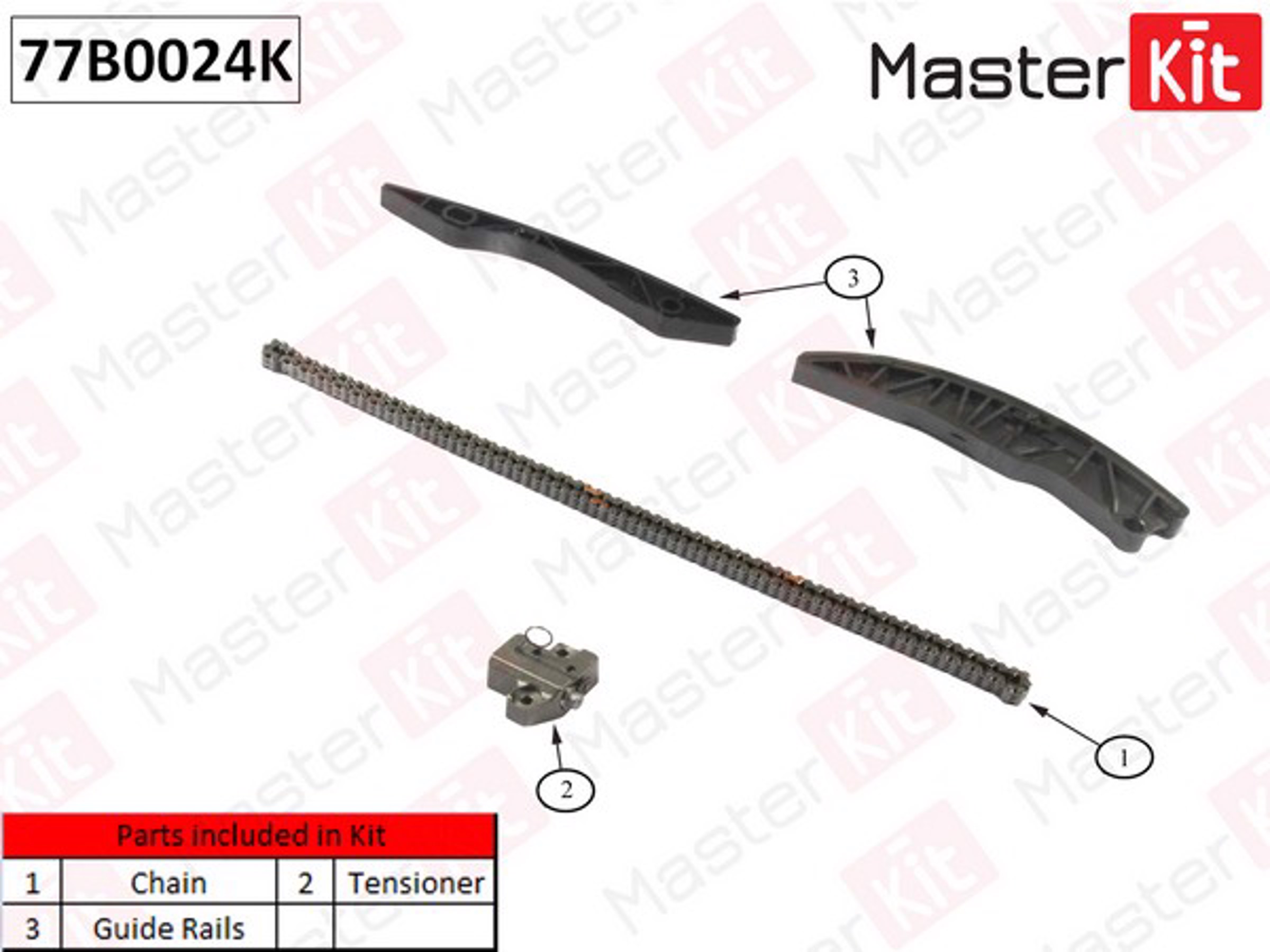 77B0024K MASTER KIT Комплекты ГРМ с цепью