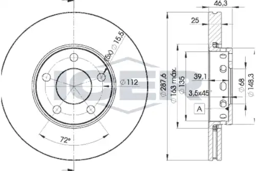 78BD4063-2 ICER тормозные диски