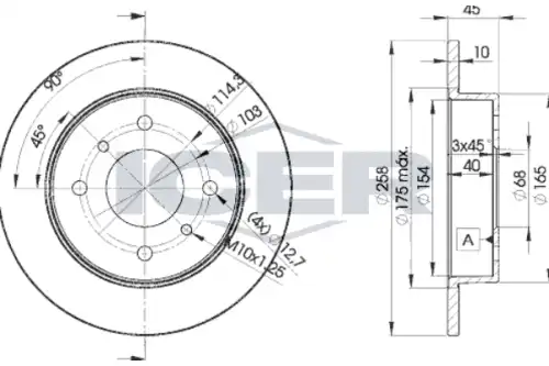 Тормозные диски ICER 78BD9901-2