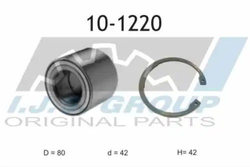 10-1220 IJS GROUP Ступичный подшипник (комплект)