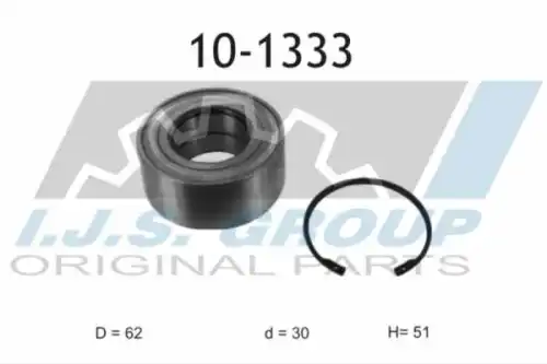 10-1333 IJS GROUP Ступичный подшипник (комплект)