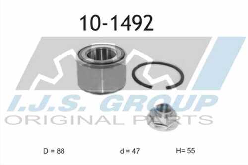 Подшипник ступичный mazda bt-50 2.5 mrz-cd 06-15 IJS GROUP 10-1492