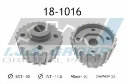 18-1016 IJS GROUP Шестерня коленвала