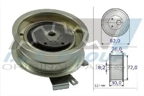 93-1146 IJS GROUP Ролик натяжной ремня ГРМ VAG 1.6i/2.0i 94-