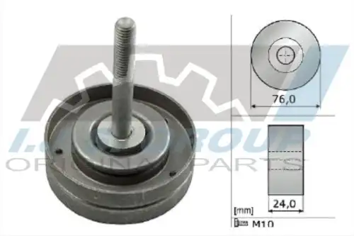 Ролик промежуточный поликлинового ремня vag 1.2i 01- IJS GROUP 93-1421