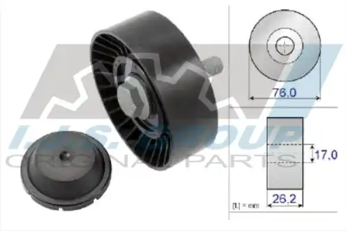Ролик промежуточный поликлинового ремня vag 1.2i 08- IJS GROUP 93-2132