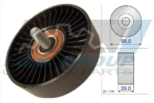 Ролик приводного ремня IJS GROUP 93-2135