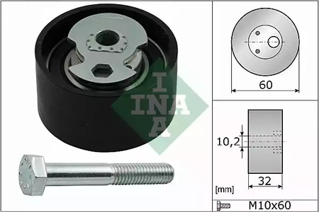 531 0504 10 INA Натяжной ролик, ремень ГРМ