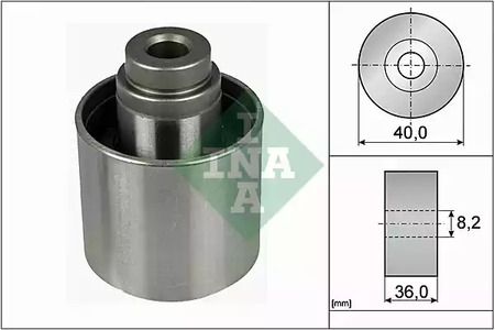 Паразитный / Ведущий ролик, зубчатый ремень INA 532 0349 10