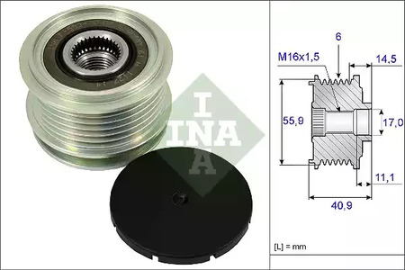 535 0012 10 INA Механизм свободного хода генератора