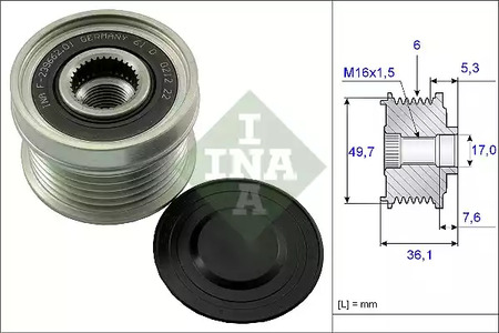 535 0134 10 INA Механизм свободного хода генератора