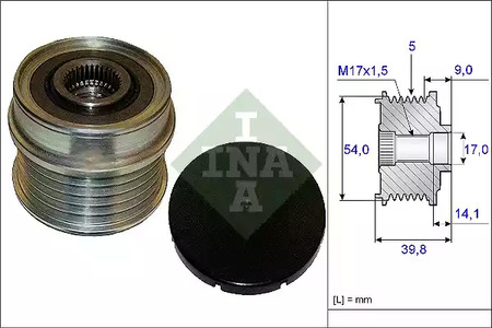 Шкив генератора INA 535 0171 10