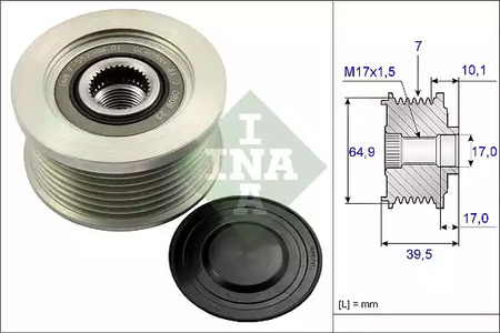 Механизм свободного хода генератора INA 535 0177 10