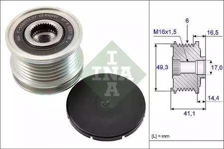 535 0178 10 INA Механизм свободного хода генератора