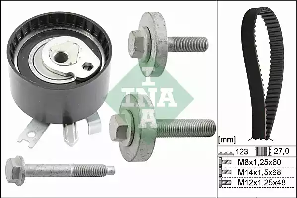 530019710 INA Комплект ремня ГРМ