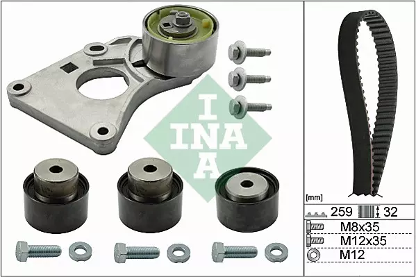 Комплект ремня ГРМ INA 530025910