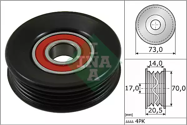 531085310 INA Ролик приводного ремня