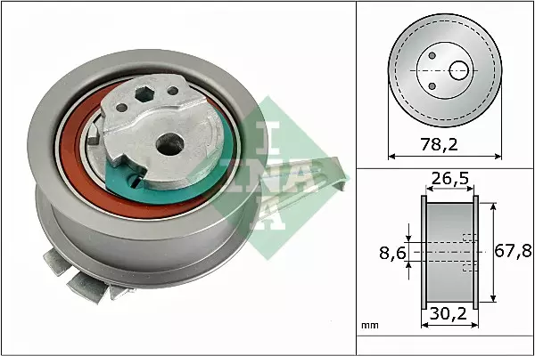 531089410 INA Ролик натяжной ремня ГРМ