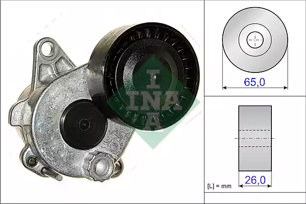 534033610 INA Ролик приводного ремня