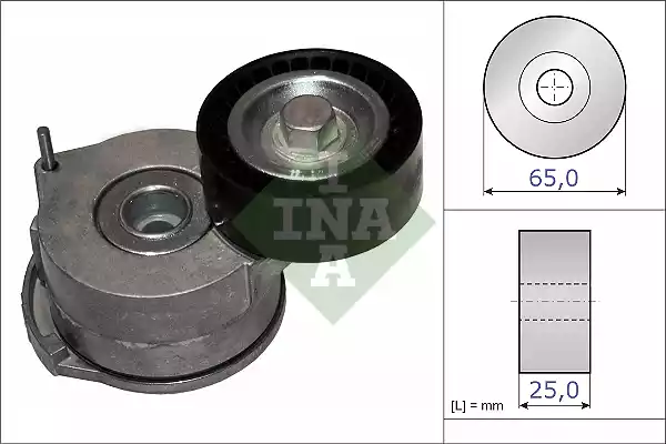 534036910 INA Ролик натяжной поликлинового ремня