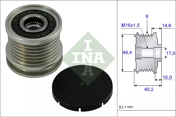 535000110 INA Шкив генератора