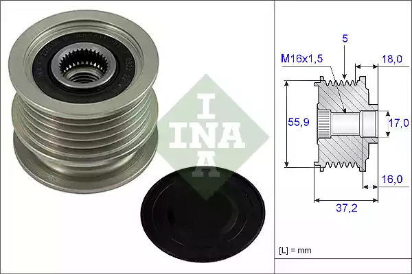 535000910 INA Шкив генератора