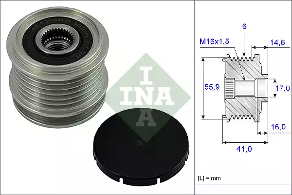 535001010 INA Шкив генератора