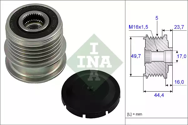 535001110 INA Шкив генератора