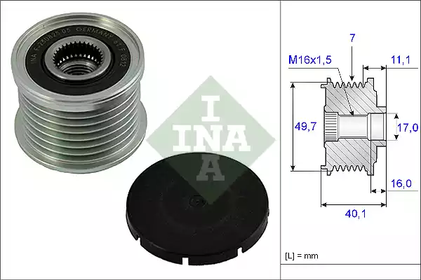 535002110 INA Шкив генератора