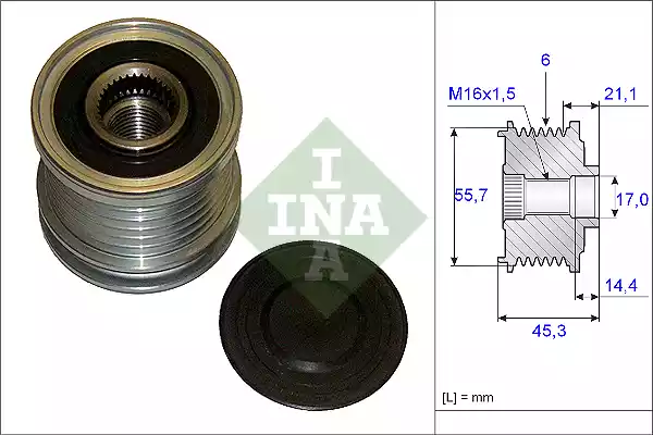 535003610 INA Шкив генератора