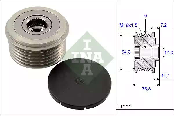 535003910 INA Шкив генератора