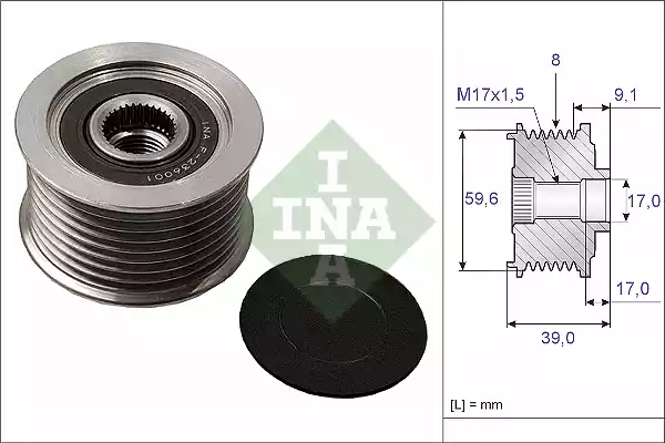 535004910 INA Шкив генератора