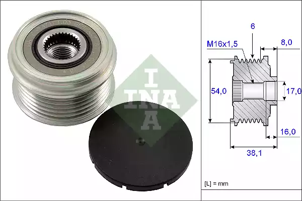 535006310 INA Шкив генератора