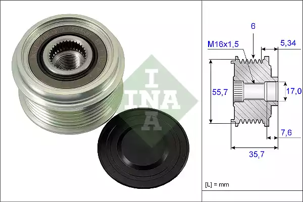 535007710 INA Шкив генератора